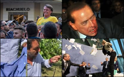 Da schiaffo a Conte a statuetta contro Berlusconi, politici aggrediti