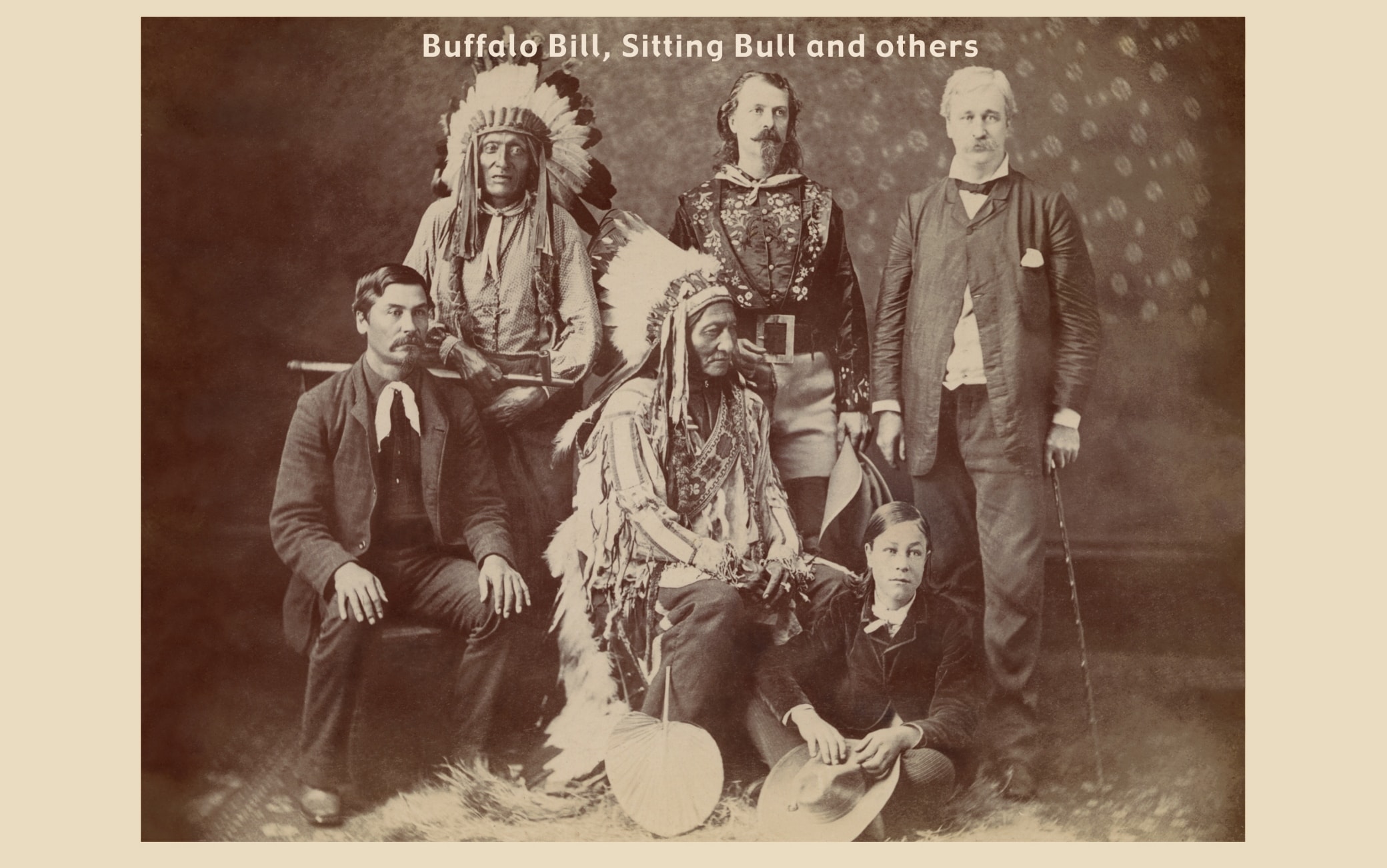 Buffalo Bill e Toro Seduto con il circo Barnum