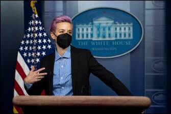 Meghan Rapinoe alla Casa Bianca: c'è ancora una forte disparità salariale tra uomini e donne
