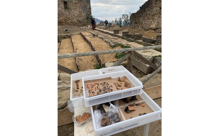 Alcuni ritrovamenti dopo gli scavi nel Parco Archeologico di Paestum-Velia