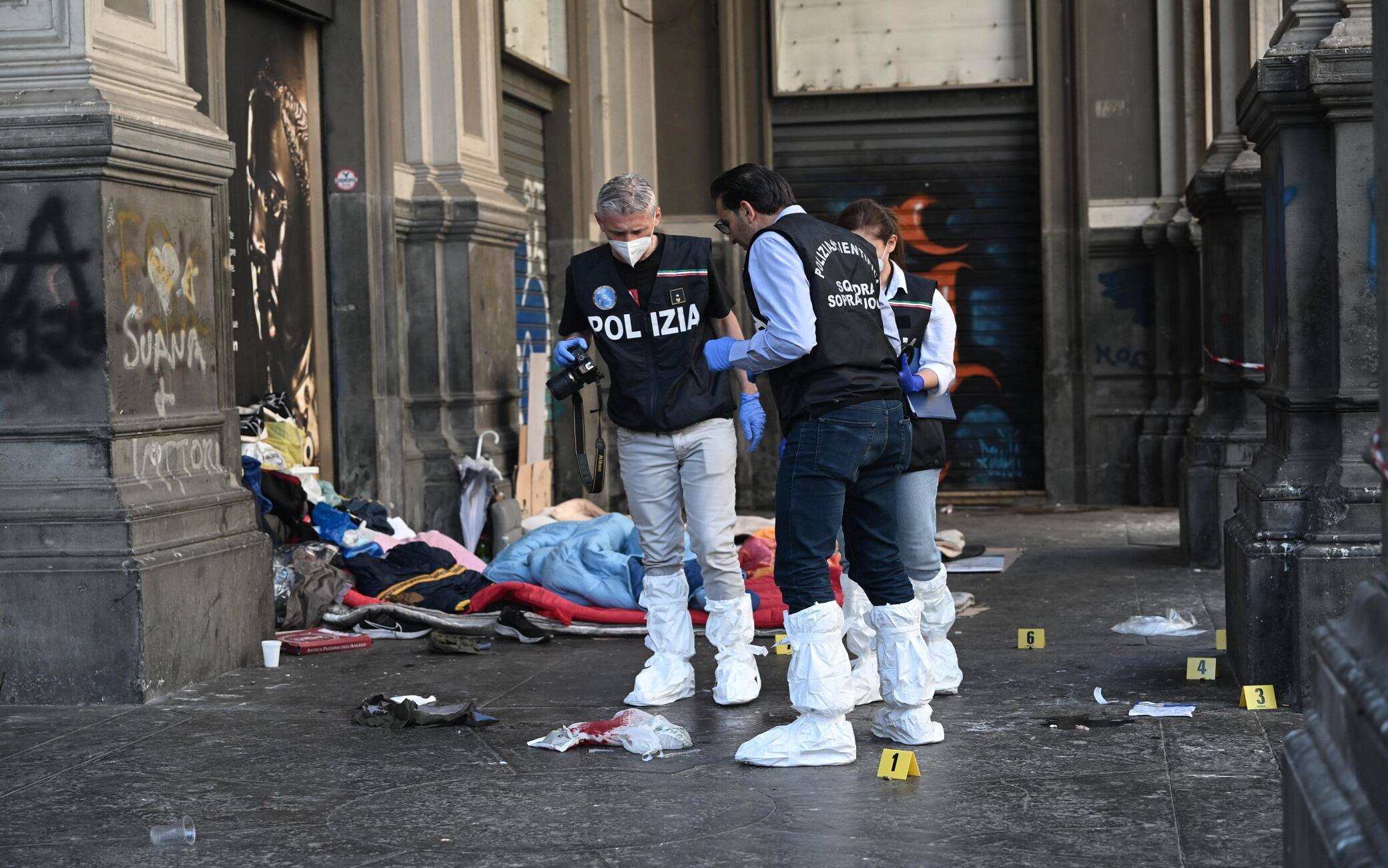 La zona dove è avvenuta l'aggressione La zona dove è avvenuta l'aggressione