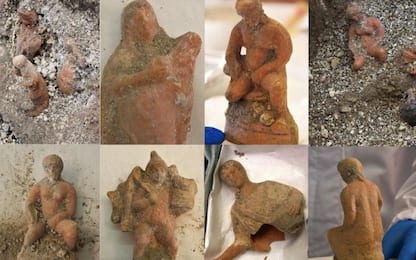 Pompei, scoperto il "presepe" dell'antica città: trovate 13 statuine