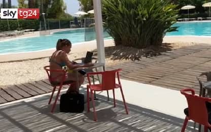 A Siracusa smart working in un resort sul mare. VIDEO