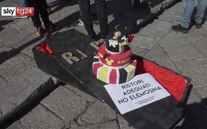 Covid Palermo, protesta dei ristoratori contro le chiusure