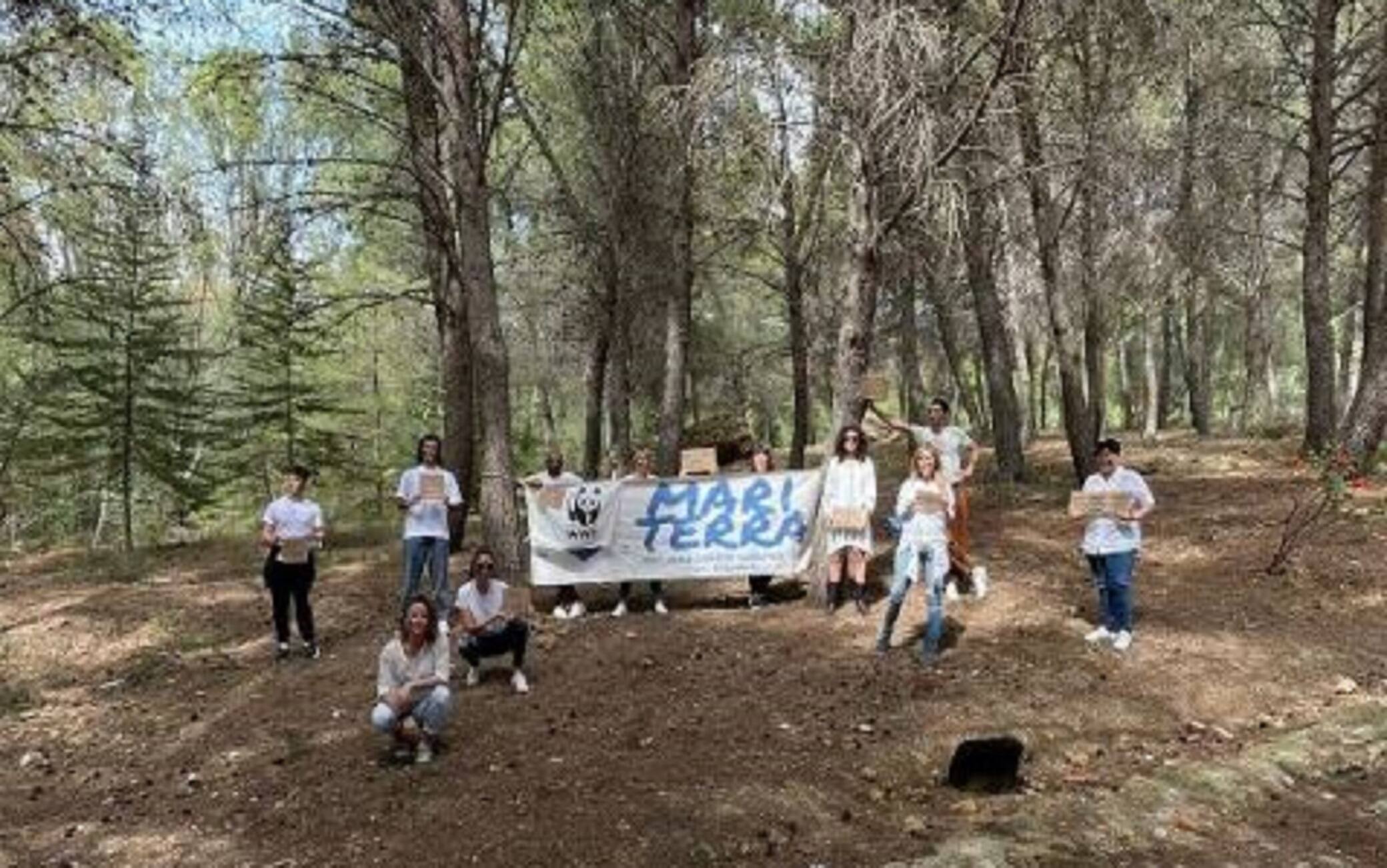 Una delle iniziative in Sicilia contro gli incendi boschivi