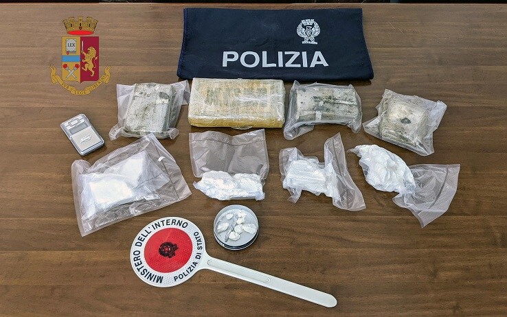 La droga sequestrata