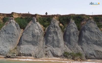 Agrigento, Mareamico: "Allarme erosione alla collina del Caos". VIDEO