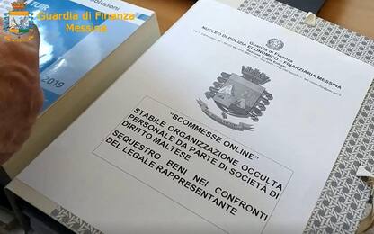 Messina, maxi evasione su scommesse online: sequestrati 3,5 milioni