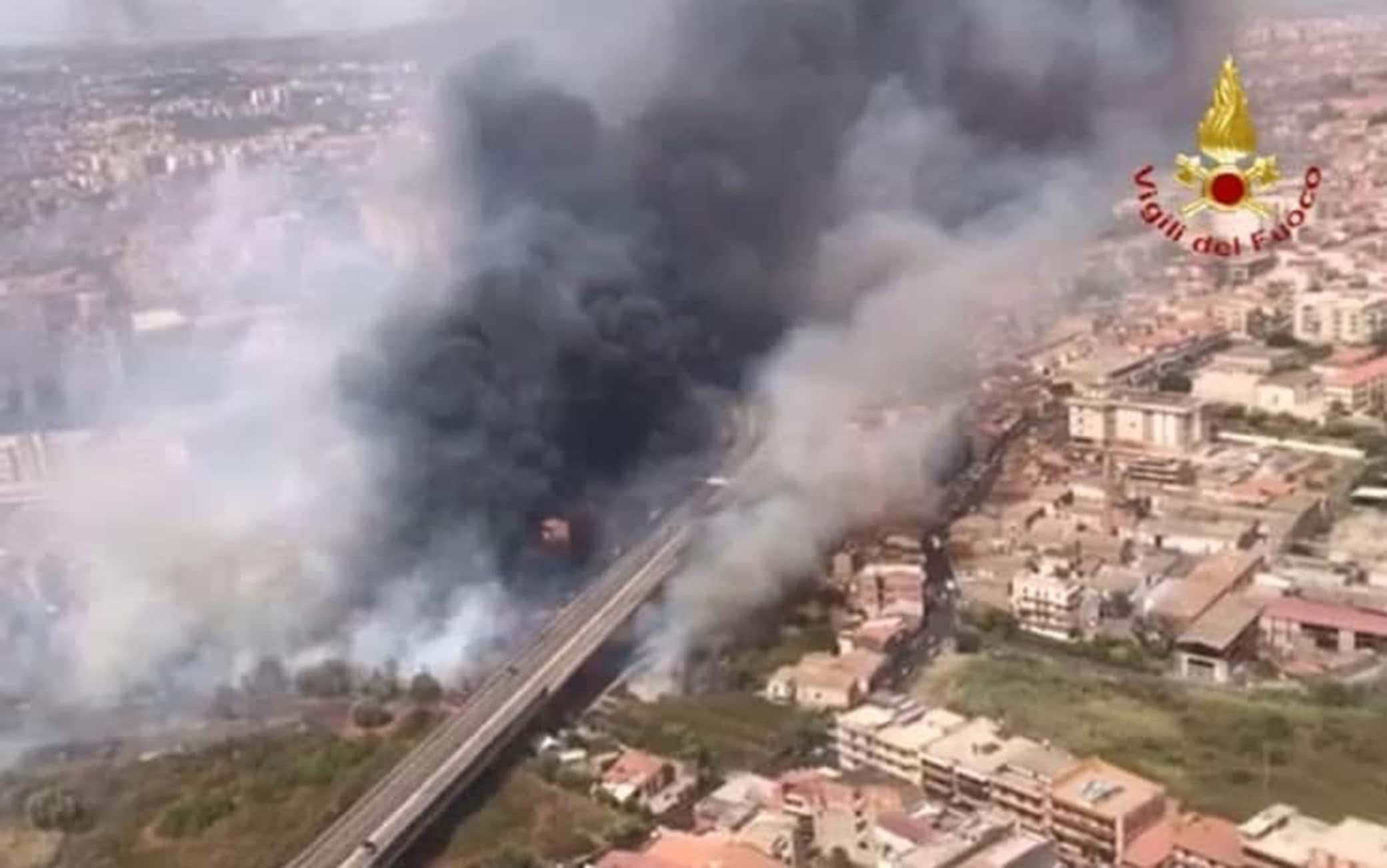 Incendio Catania