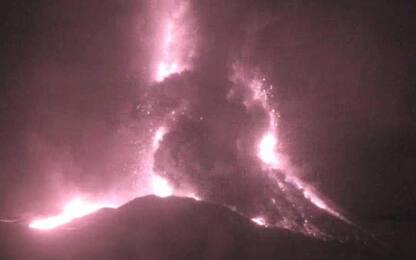 Etna, cessata nella notte la fontana di lava dal cratere di Sud-Est