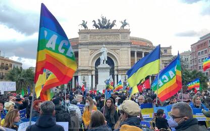 Guerra in Ucraina, a Palermo manifestazione per la pace