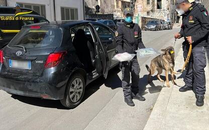 Palermo, sorpreso con 2,5 chili di cocaina in auto: arrestato 45enne