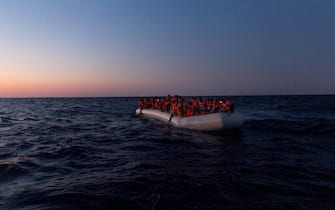Fifteen landings, for a total of 411 migrants, were registered between the night and the morning in Lampedusa (Agrigento) where, however, yesterday there had been a total of 13 landings with just under 350 people, 24 July 2022. TWITTER/SEA-WATCH ITALY +++ATTENTION THE PHOTO CANNOT BE PUBLISHED OR REPRODUCED WITHOUT THE AUTHORIZATION OF THE SOURCE OF ORIGIN TO WHICH IT IS REFERRED+++ +++NO SALES;  NO ARCHIVE;  EDITORIAL USE ONLY+++