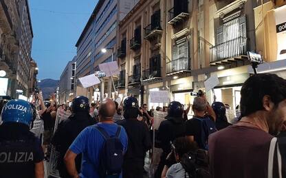 Elezioni politiche, Meloni a Palermo: mini protesta senza incidenti