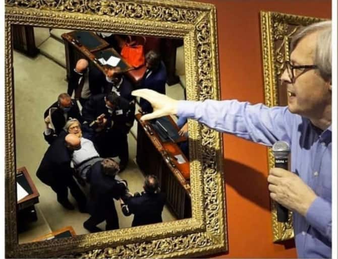Parlamento Sgarbi Cacciato Dall Aula I Meme Piu Belli Sui Social Foto