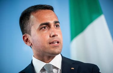 Italian Foreign Minister Luigi Di Maio addresses a news conference following talks with his German counterpart, on June 5, 2020 at the Foreign Office in Berlin. (Photo by Michael Kappeler / POOL / AFP) (Photo by MICHAEL KAPPELER/POOL/AFP via Getty Images)