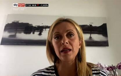 Giorgia Meloni a Sky TG24: "Il Mes è un atto di sottomissione alla Ue"