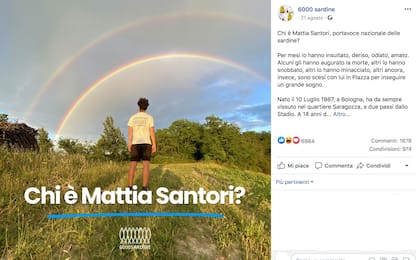 Sardine, la biografia di Mattia Santori scatena polemiche in Rete