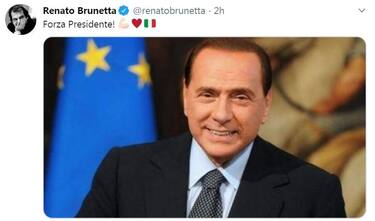 berlusconi covid tweet brunetta