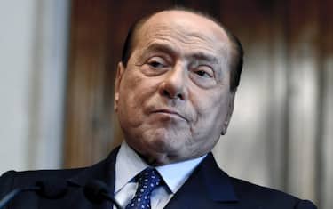 ROME, ITALY - AUGUST 30: Silvio Berlusconi  of Forza Italia party, speaks to the press at the end of the interview with Giuseppe Conte in charge of forming the new government,on August 30, 2019 in Rome, Italy. (Photo by Simona Granati - Corbis/Getty Images) *** Local Caption *** Silvio Berlusconi