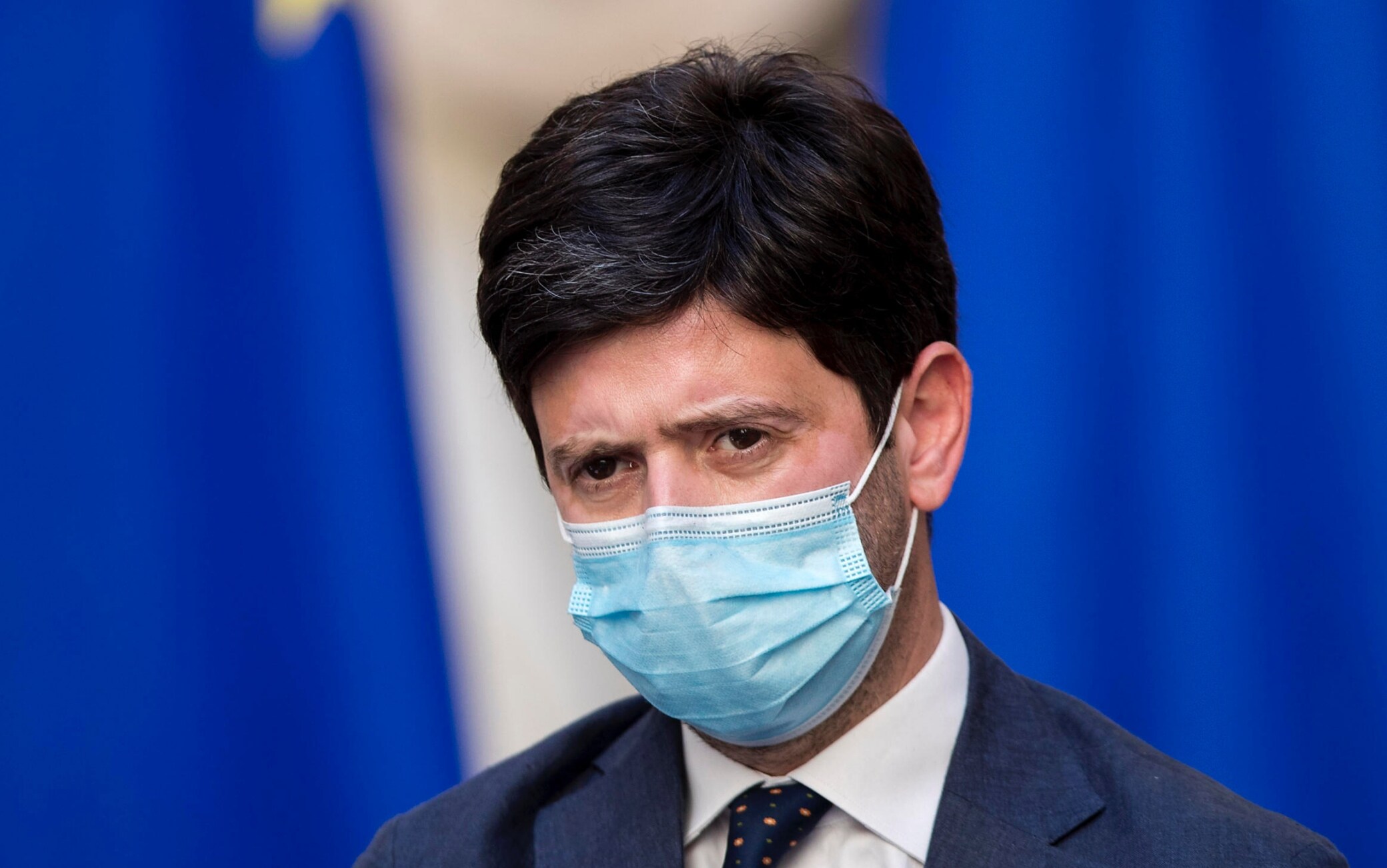 Palazzo Chigi - Conferenza stampa di Giuseppe Conte sull'avvio dell'anno scolastico Foto Roberto Monaldo / LaPresse
09-09-2020 Roma
Politica
Palazzo Chigi - Conferenza stampa del Presidente del Consiglio Giuseppe Conte sull'avvio dell'anno scolastico
Nella foto Roberto Speranza
Photo Roberto Monaldo / LaPresse
09-09-2020 Rome (Italy)
Chigi palace - Press conference by Prime Minister Giuseppe Conte on the start of the school year
In the pic Roberto Speranza