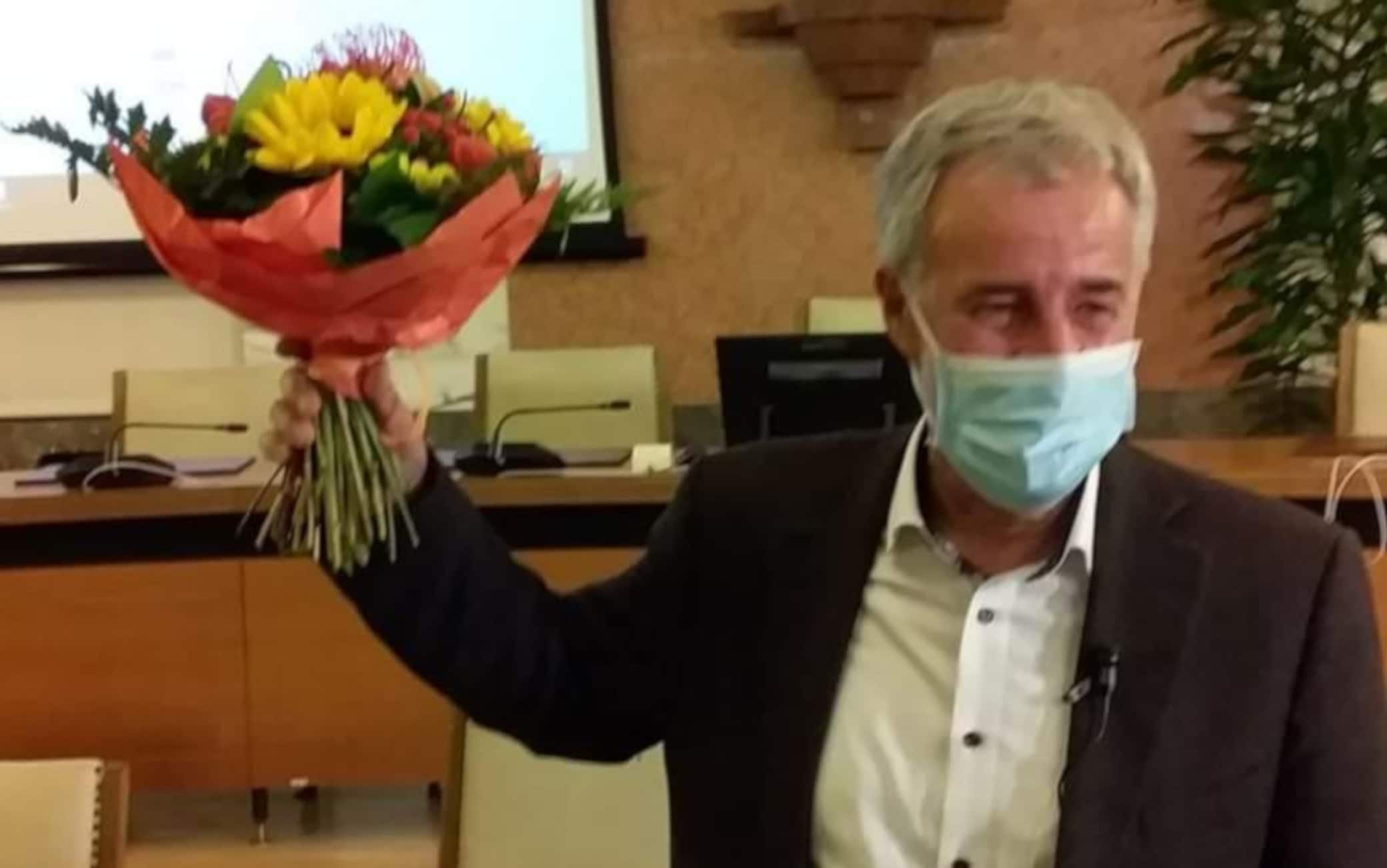 Paul Roesch in una foto pubblicata su Facebook Paul Roesch, sindaco Merano