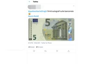 L'hashtag su Mario Draghi