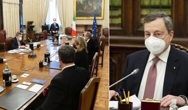 Crisi governo, news. Secondo giro incontri, da piccoli ok a Draghi