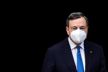 Italian designated-prime minister Mario Draghi leaves his home in Rome, Italy, 04 February 2021. ANSA/ANGELO CARCONI