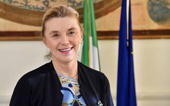 Il Segretario Generale della Farnesina, Elisabetta Belloni, nel suo ufficio presso il ministero degli Esteri, Roma, 27 novembre 2020.ANSA/ALESSANDRO DI MEO