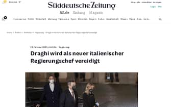 Rassegna stampa dei giornali internazionali dopo la formazione del Governo Draghi. ANSA