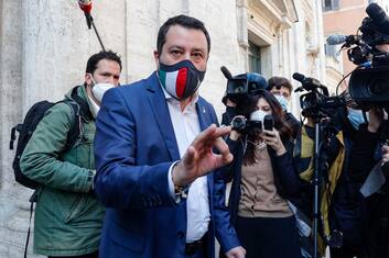 Covid, Salvini incontra Draghi a Palazzo Chigi: parlato di riaperture