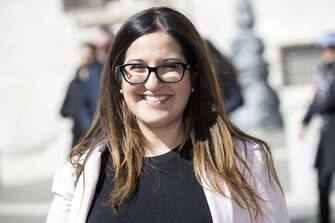 Ilaria Fontana del M5s esce da Montecitorio, 23 marzo 2018 a Roma.
ANSA/MASSIMO PERCOSSI