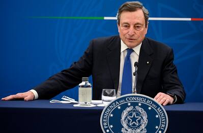 Governo, la conferenza stampa del premier Mario Draghi