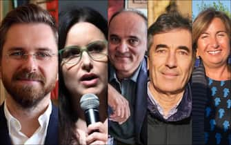 Da sinistra: Matteo Lepore, Isabella Conti, Roberto Mugavero, Fabio Battistini e Ilaria Giorgetti