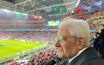 Mattarella allo stadio di Wembley