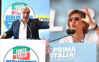 Antonio Tajani e Giulia Bongiorno