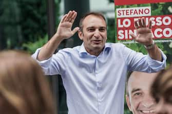 Il candidato sindaco del centrosinistra Stefano Lo Russo alla presentazione della lista PD al comune, Torino 31 agosto 2021 ANSA/TINO ROMANO
