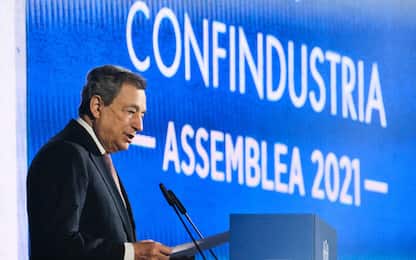 Confindustria, Mario Draghi all’assemblea: "Sfida è crescita duratura"