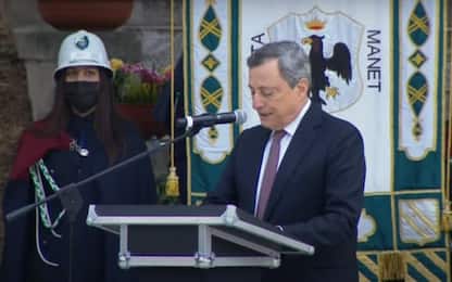Terremoto dell'Aquila, Draghi inaugura il Parco della Memoria