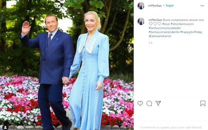 Berlusconi compie 85 anni: gli auguri della fidanzata Marta Fascina