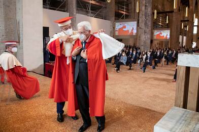 Mattarella riceve laurea ad honorem dall'Università di Parma