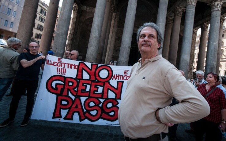 Roberto Fiore, leader di Forza Nuova (Getty)