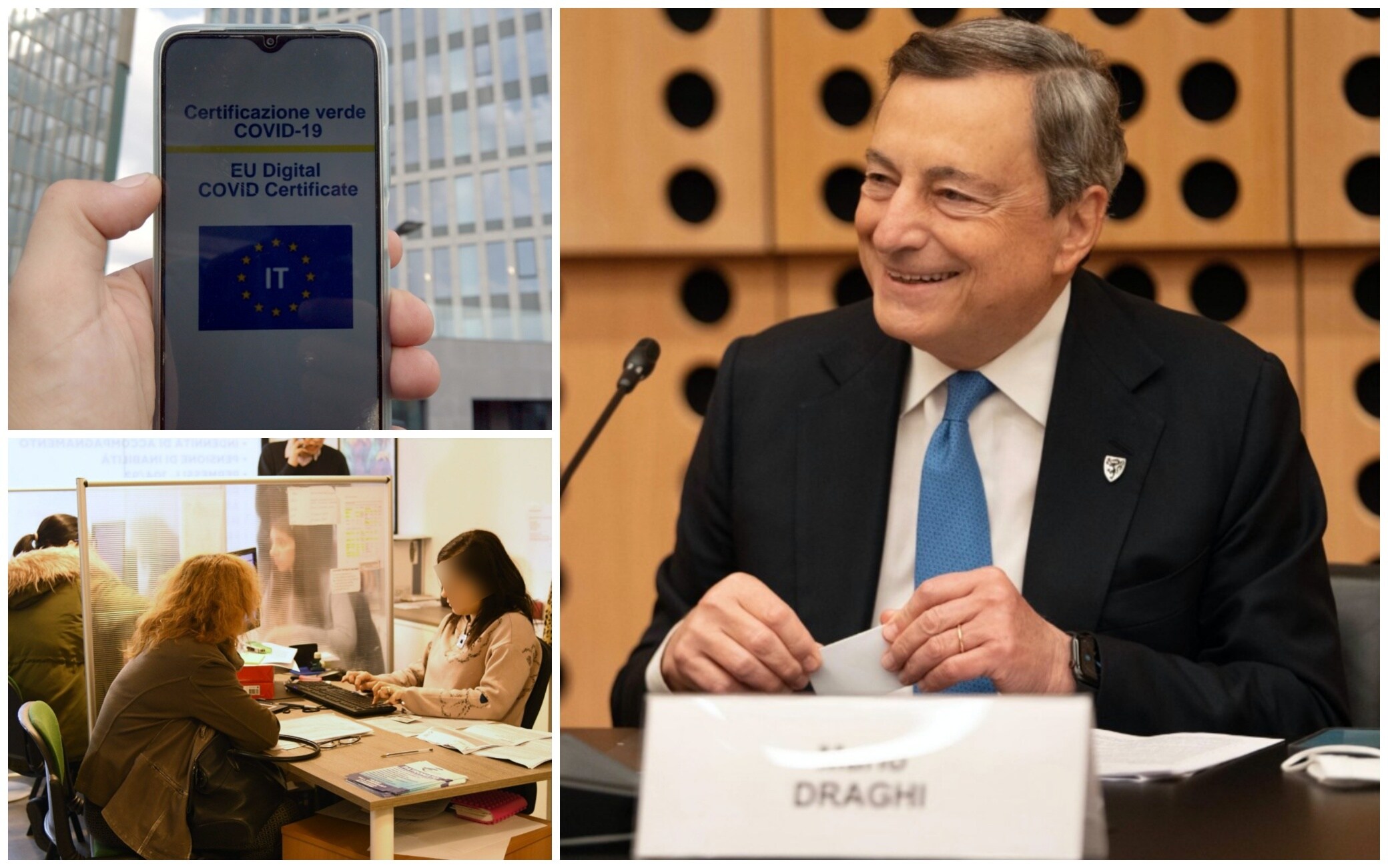Green Pass, Draghi firma il nuovo dpcm sulle linee guida per la Pubblica  Amministrazione | Sky TG24
