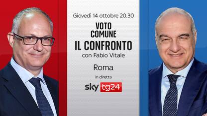 Ballottaggio Roma, stasera “Il confronto” tra candidati su Sky TG24