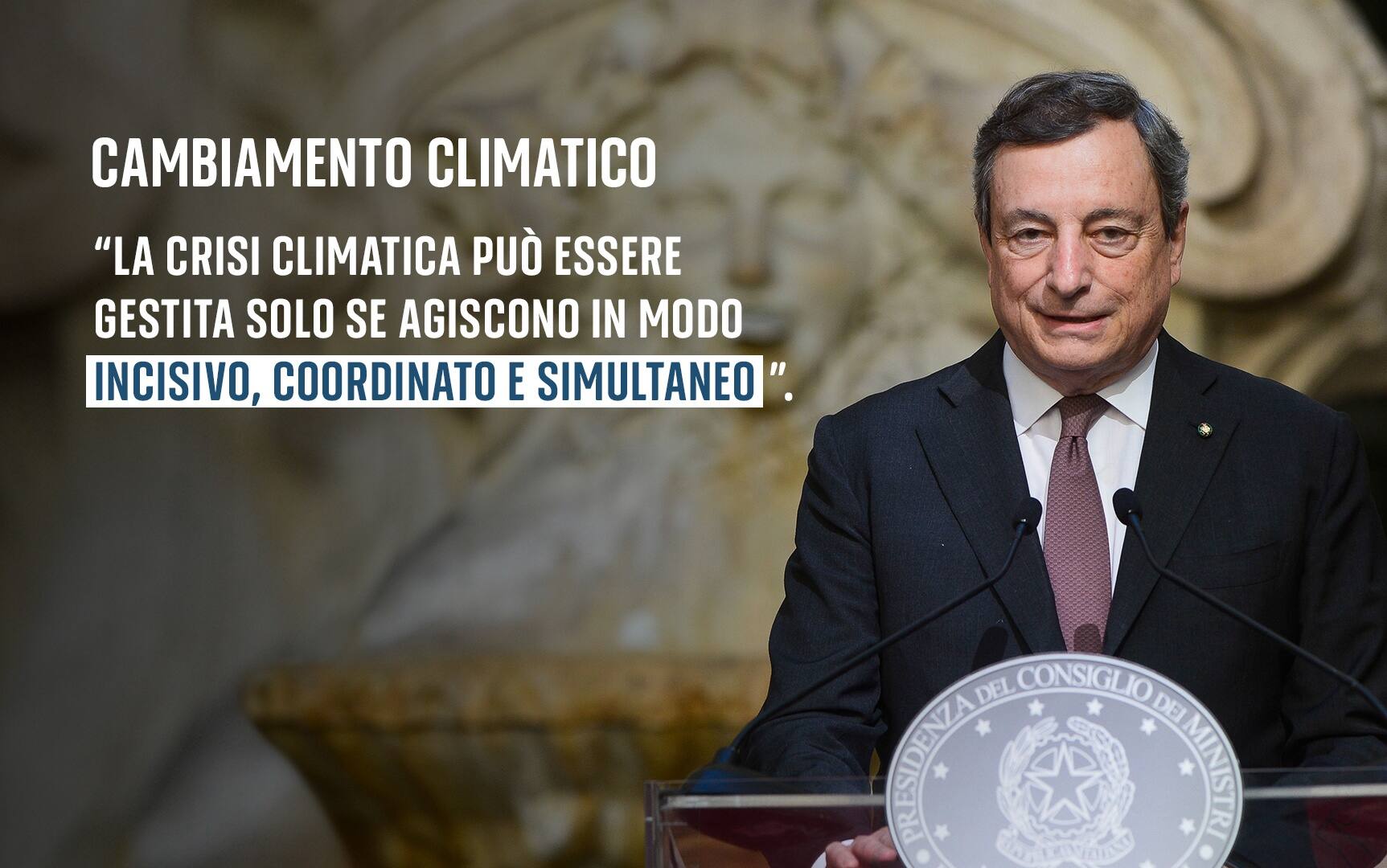 Draghi, clima