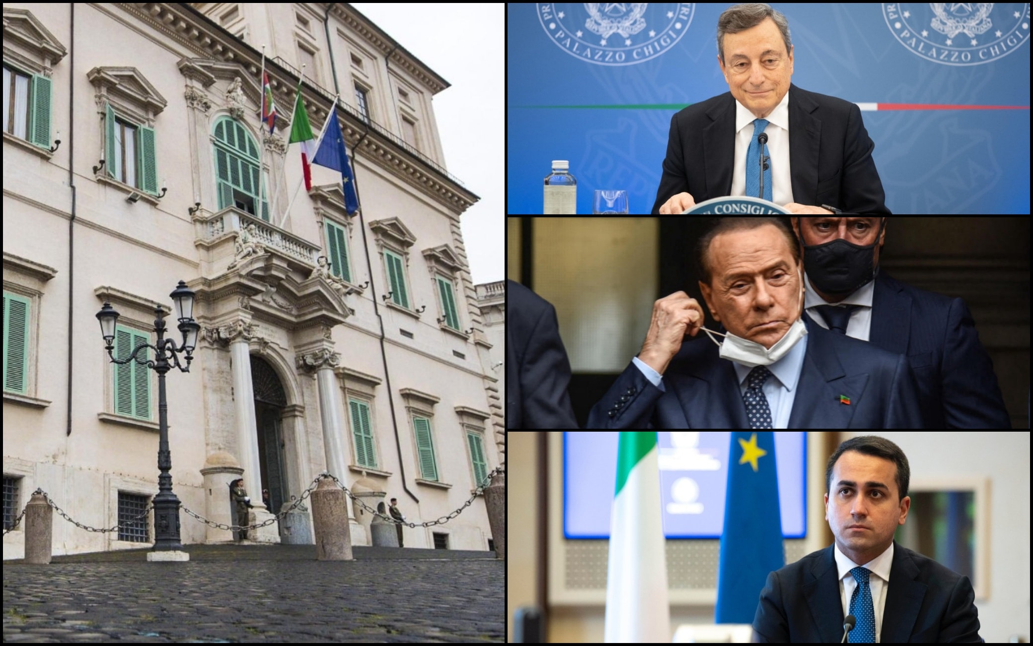 Race to the Quirinale, Berlusconi: “The government goes ahead”.  Di Maio: “Don’t lose Draghi”