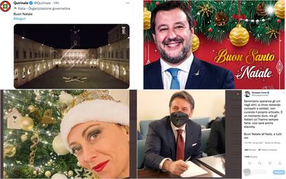 Natale, da Salvini a Renzi: ecco gli auguri sui social dei politici