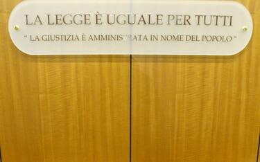 Un'aula del Tribunale di Roma. GIUSEPPE GIGLIA / ANSA
