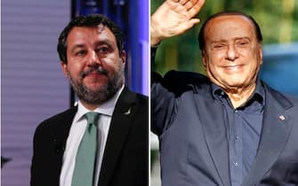 Matteo Salvini, Giorgia Meloni e Silvio Berlusconi